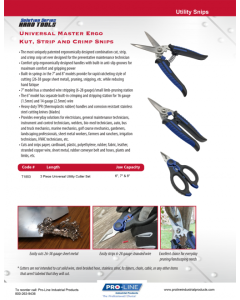 Utility Cutter Set